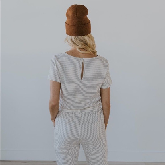 TEMECULA STRIPED JUMPSUIT || ROOLEE - Picture 4 of 4